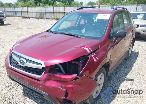 2016 Subaru Forester 2.5I from USA, damaged, VIN JF2SJABC2GH511127